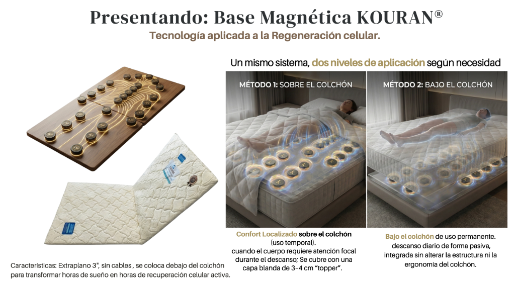 Base Magnética Kouran - Dos Métodos de Aplicación