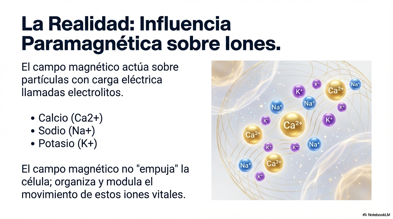 La Realidad: Influencia Paramagnética sobre Iones